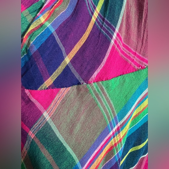 Polo Ralph Lauren Vibrant Plaid Maxi Wrap Dress - Picture 11 of 14